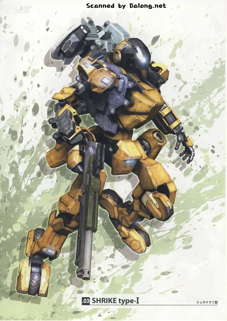 寿屋综合拼装模型系列 边境保卫战 SHRIKE I型 强袭兵装 枪铁配色版 - 图片